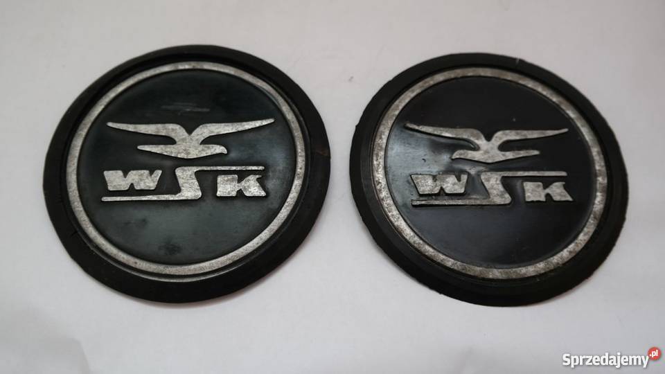 ŁADNE ORG PRZYKLEJANE EMBLEMATY NA BAK WSK 125 Łabunie