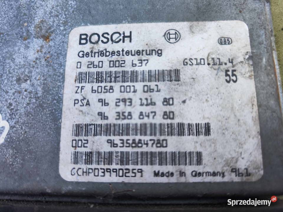 Peugeot 30 V6 Sterownik Komputer silnika Bolków