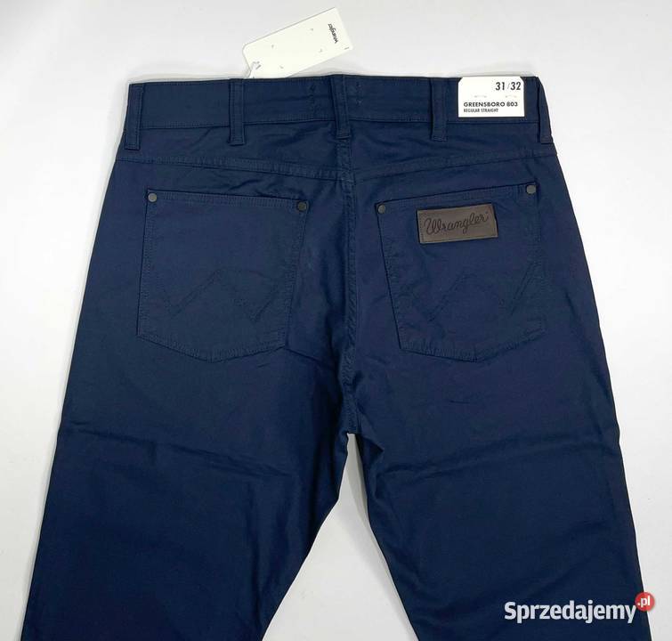 Spodnie męskie Wrangler Greensboro 803 Dark Navy Wrangler