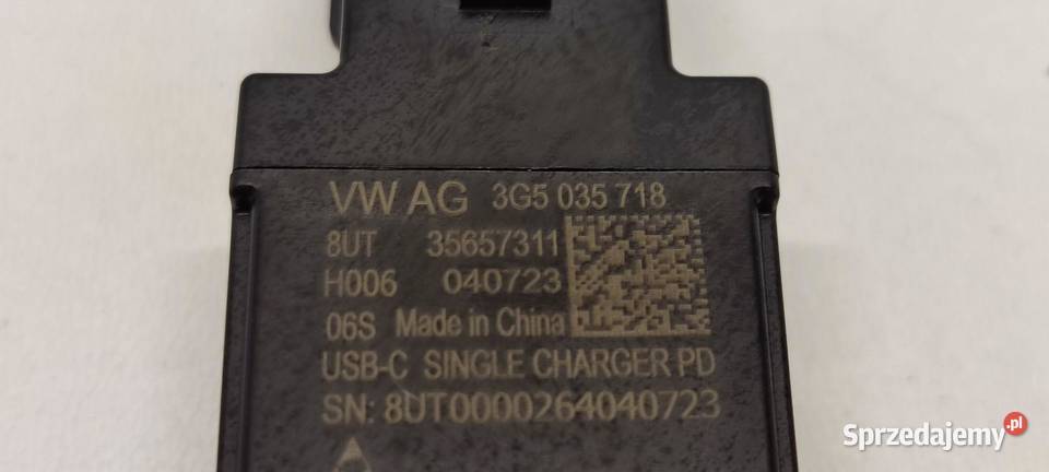 VW TIGUAN II PORT GNIAZDO USB 3G5035718 KTL