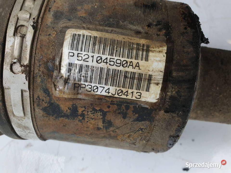 PÓŁOŚ PRAWA PRZÓD JEEP GRAND CHEROKEE 52104590AA Lipno sprzedam