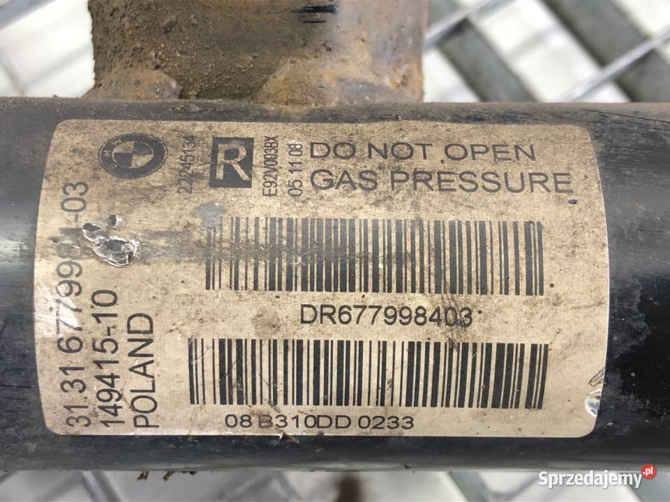 AMORTYZATOR PRAWY PRZÓD ZE SPRĘŻYNĄ BMW E92 30 sprzedam