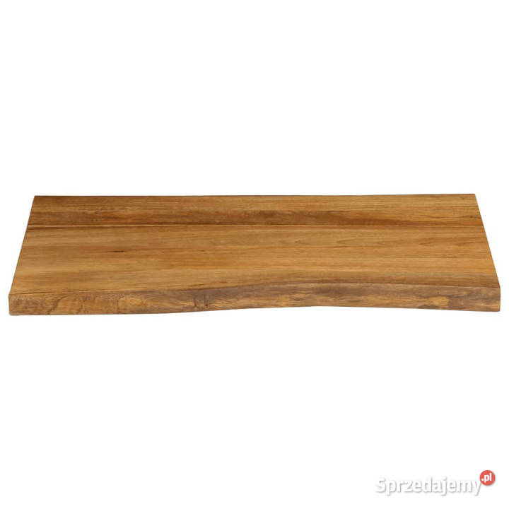Blat stołu 80x60x25 naturalna krawędź lite Warszawa