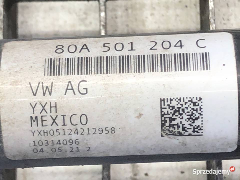 PÓŁOŚ TYŁ PRAWA AUDI Q5 FY 80A501204C 20 204 SUV osobowe