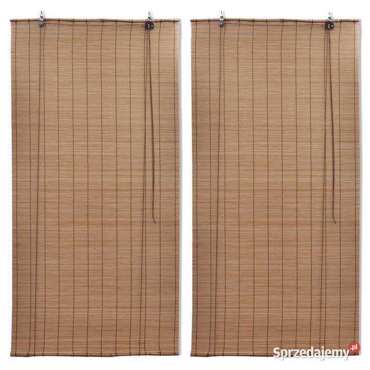 vidaXL Bambusowe rolety 2 80 x 160 mazowieckie Warszawa sprzedam