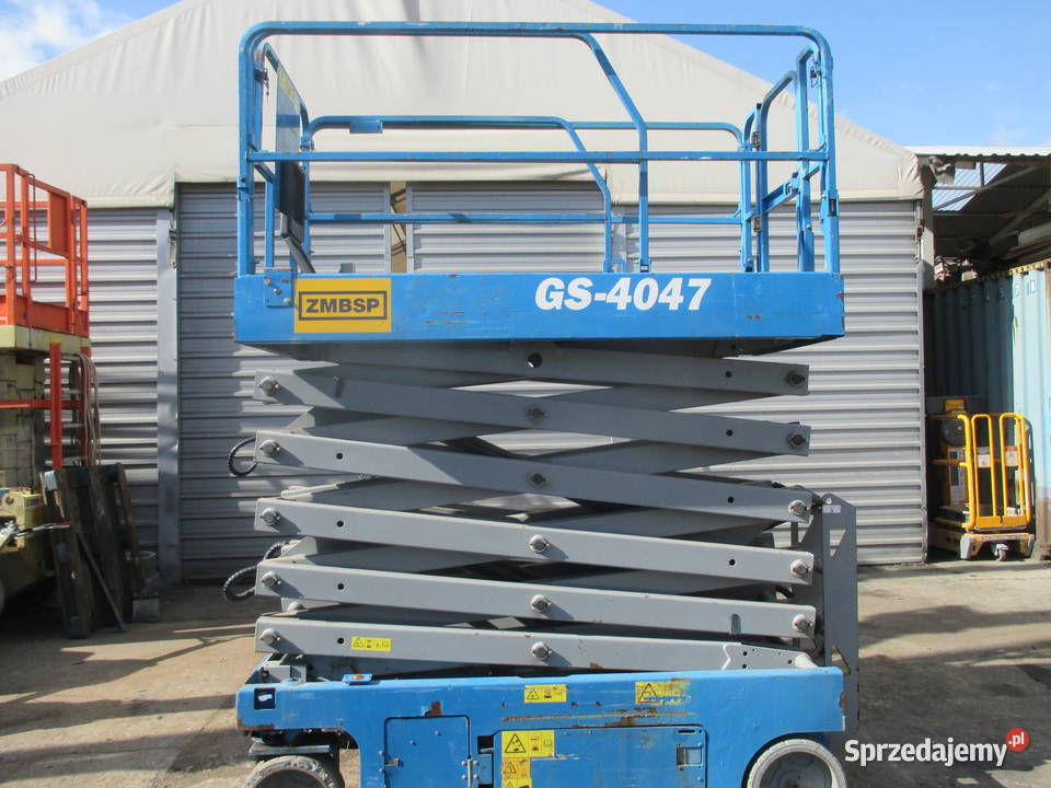 Podnośnik nożycowy zwyżka 14 m Genie GS4047 Pleszew