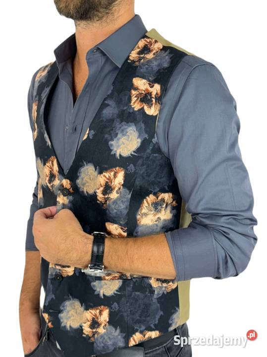 GIOVANNI PERA kamizelka męska D627 czarna w Rozmiar L