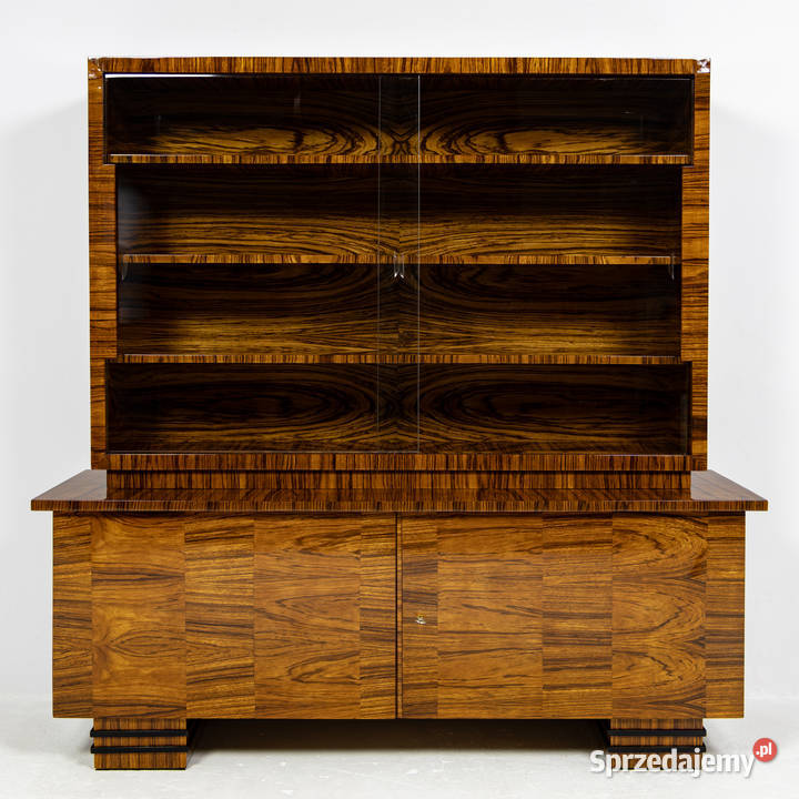 Biblioteka witryna palisander Art Deco S Łojek