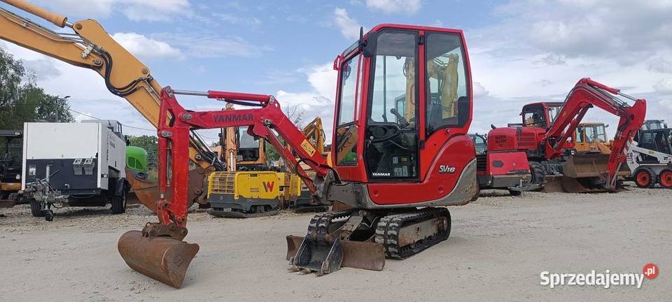 Minikoparka YANMAR SV 16 17t 14r SV 18 20 22 VIO Pozostałe dolnośląskie Sułów sprzedam