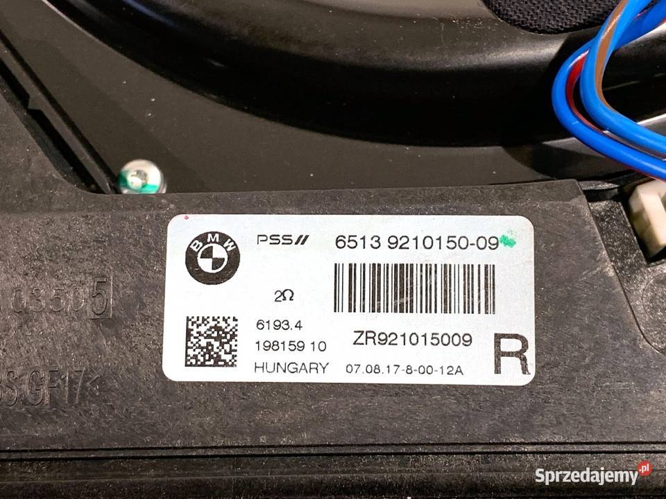 GŁOŚNIKI KOMPLET BMW F34 9210149 Hatchback AUDIO