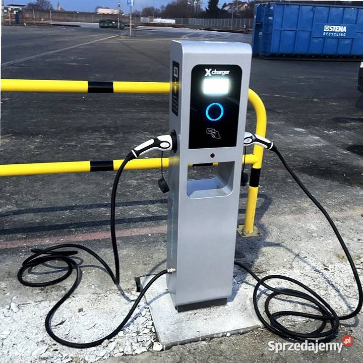 Słupek parkingowy EV 44kW do firmy Góra Kalwaria