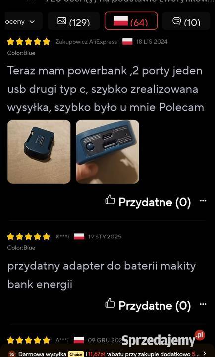 Adapter do baterii Makity Krosno