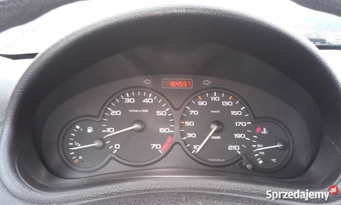 Peugeot 206 pomarańczowy Rumia