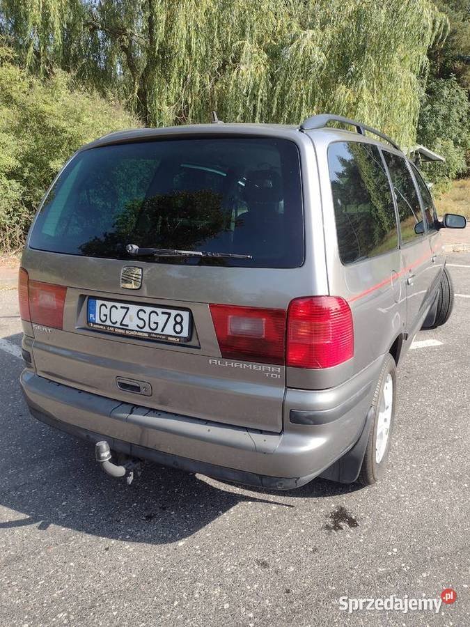 Seat Alhambra 19 TDI 2004 isofix Człuchów