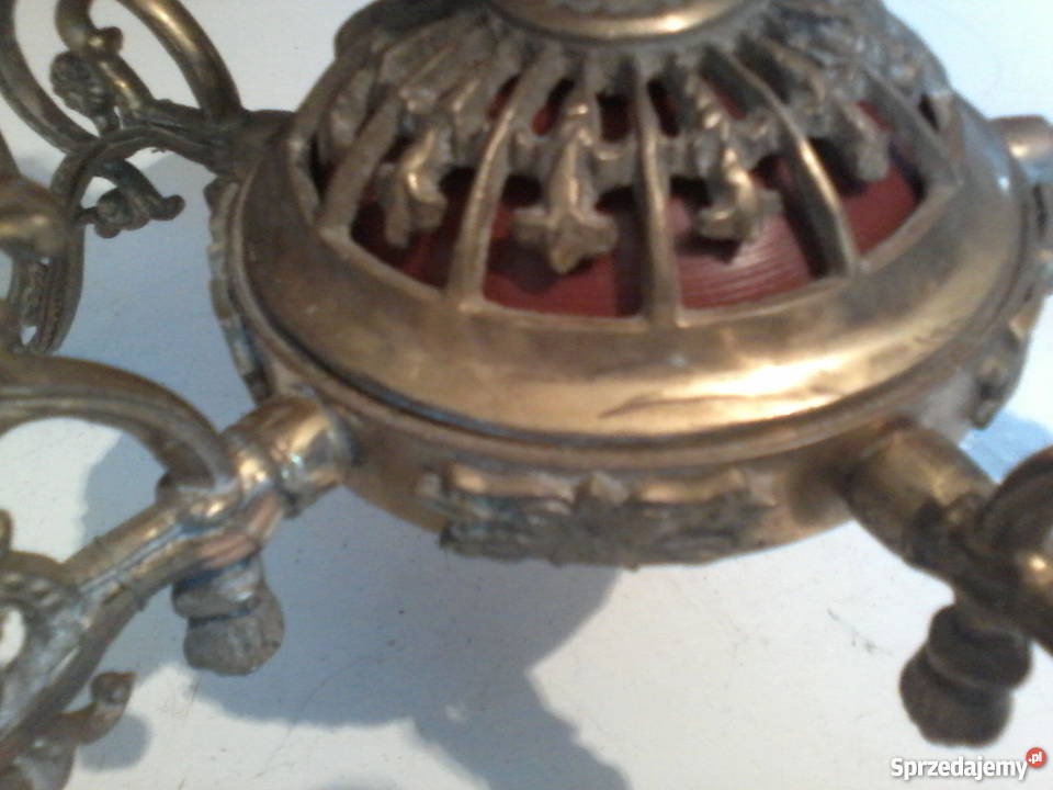 stare żyrandole mosiężne Dulcza Wielka