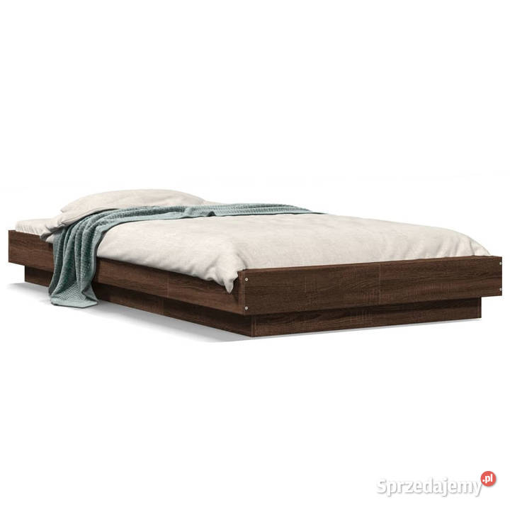 Rama łóżka z LED brązowy dąb 75x190 WM3281160 Warszawa