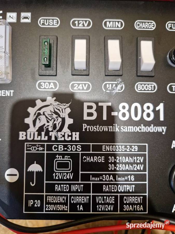 PROSTOWNIK Z ROZRUCHEM 30A 1224V START 280Ah Głogowa