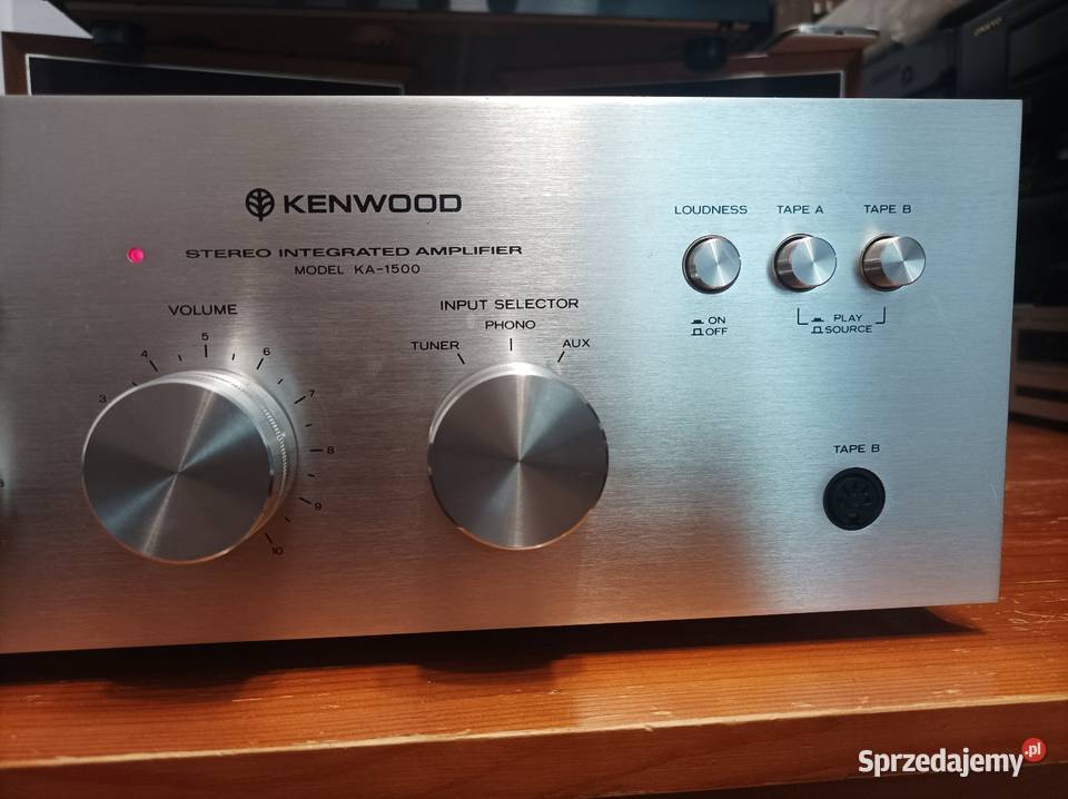 Wzmacniacz Kenwood KA1500 srebrny szczotkowane