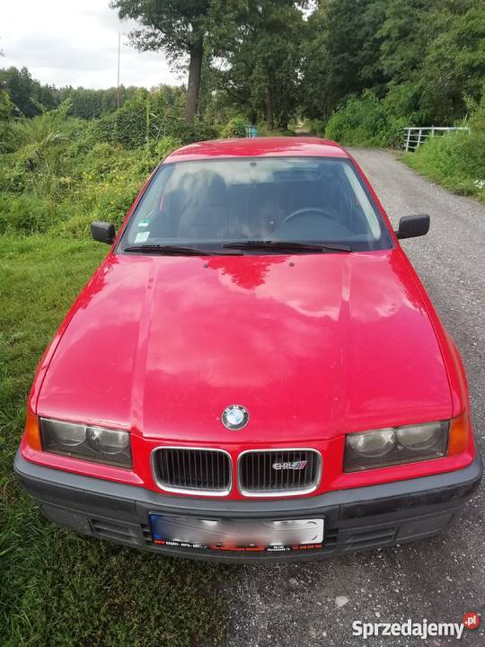 BMW e36 czerwone sprawne ekonomiczne Motoryzacja sprzedam