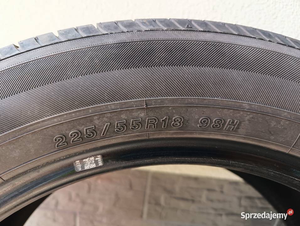 Sprzedam komplet 4 opon letnich YOKOHAMA 22555 podkarpackie Rzeszów