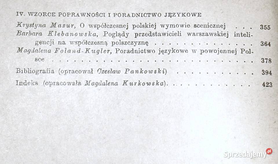 Współczesna polszczyzna Wybór zagadnień Halina Rok wydania 1986 Chełm