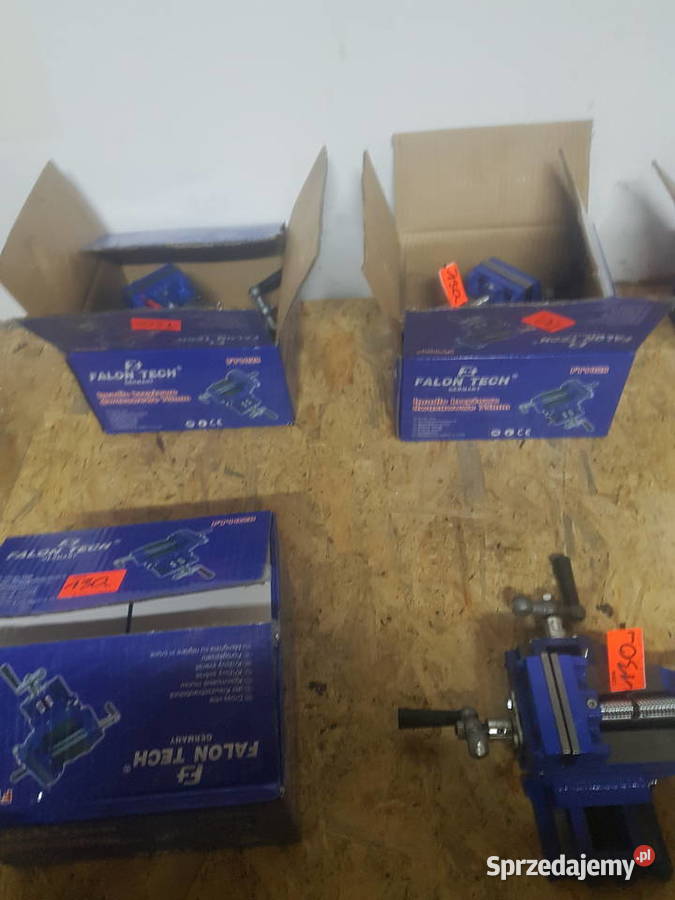 Imadło maszynowe 75mm dwuosiowe krzyżowe imadła Głogowa sprzedam