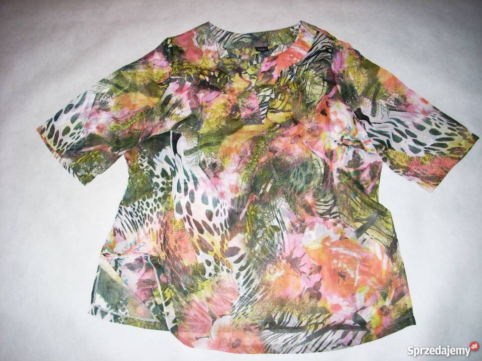 Zwiewna Tunika modna elegancka wzory 52 54 Nowy Sącz