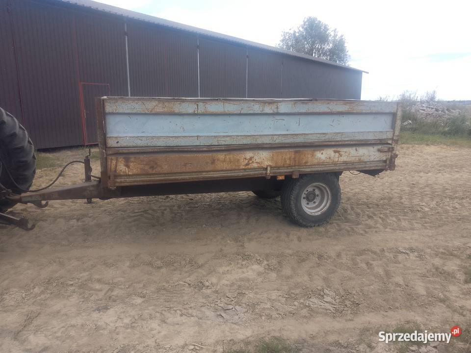 PRZYCZEPA WYWROTKA NA TYŁ Międzyleś