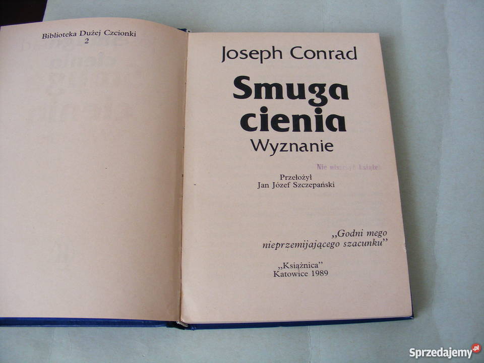 Smuga cienia Wyznanie Conrad Oborniki Śląskie