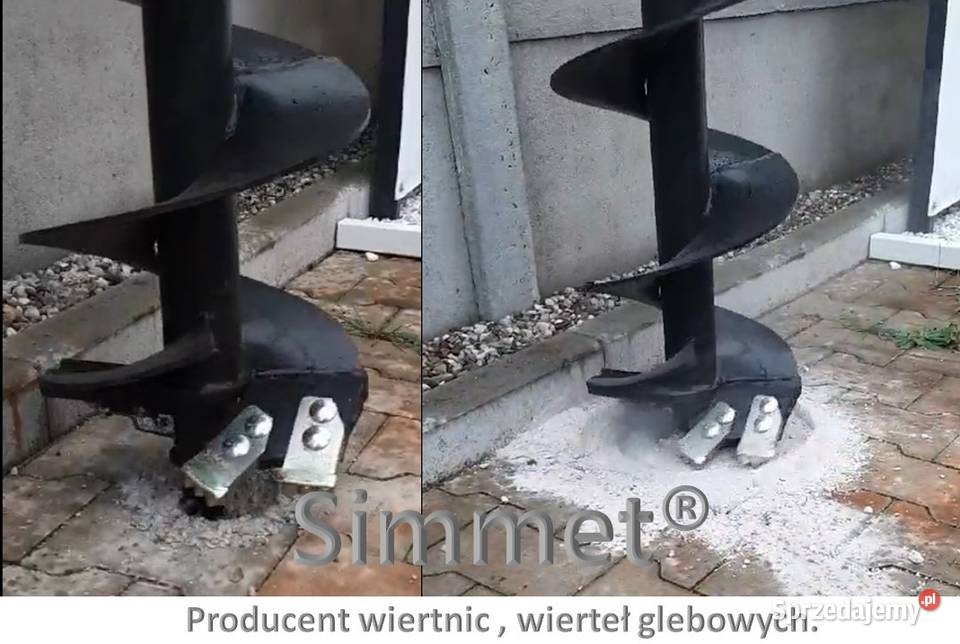 Wiertło glebowe widiowe Simmet fi 250 mm Rok produkcji 2025