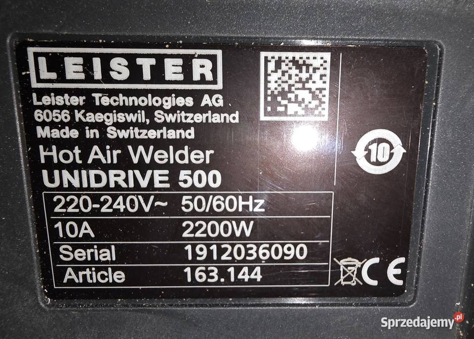 Leister Unidrive 500 polautomat igla śląskie Jastrzębie-Zdrój