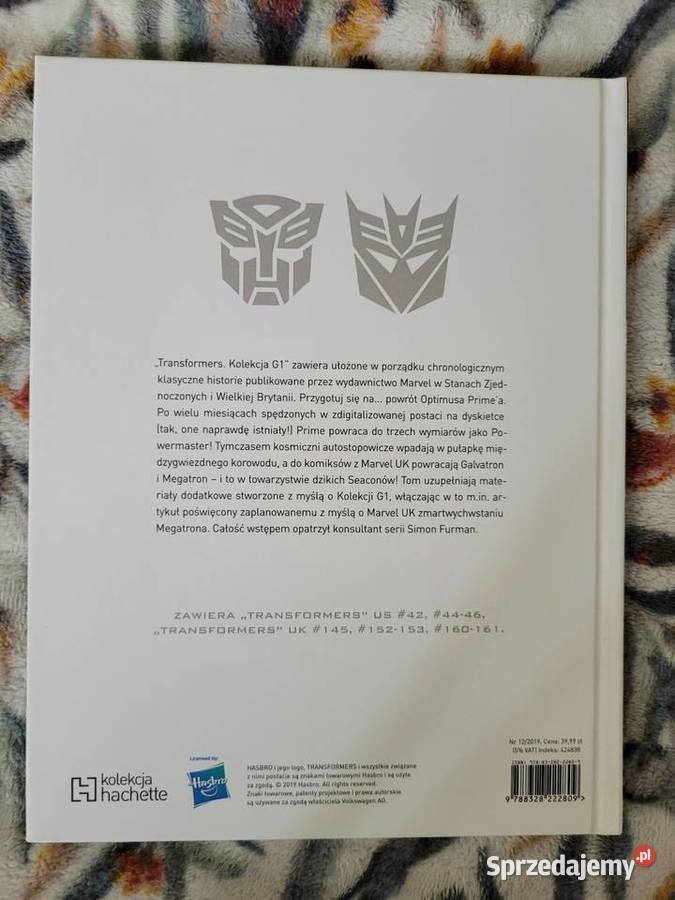 Transformers kolekcja G1 tom 12 Gdynia