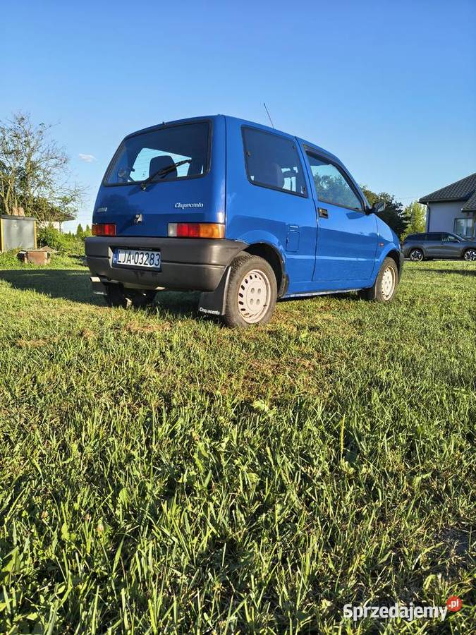 Fiat Cinquecento 900 wtrysk Rok produkcji 1996 Sitno