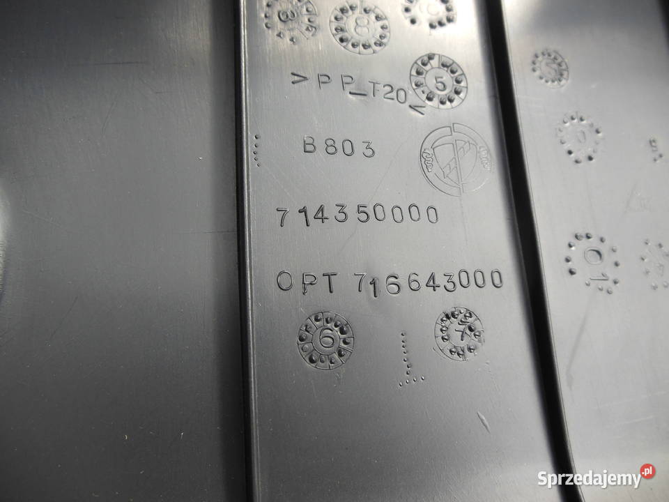 NAKŁADKA PASA TYLNEGO FIAT BRAVA WEW 735249937 Kozy