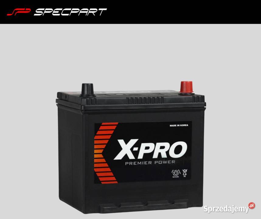Akumulator XPRO 60Ah 550A EN Japan Prawy Plus Łódź sprzedam