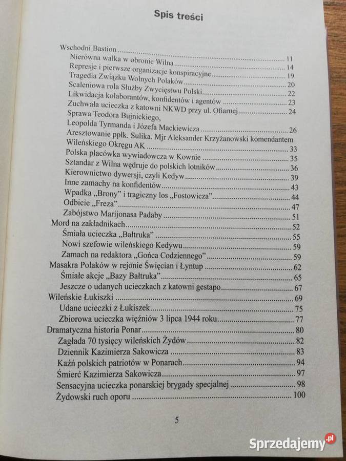 Wojenne dzieje Wilna 19391945 Józef Krajewski Pozostałe Kraków