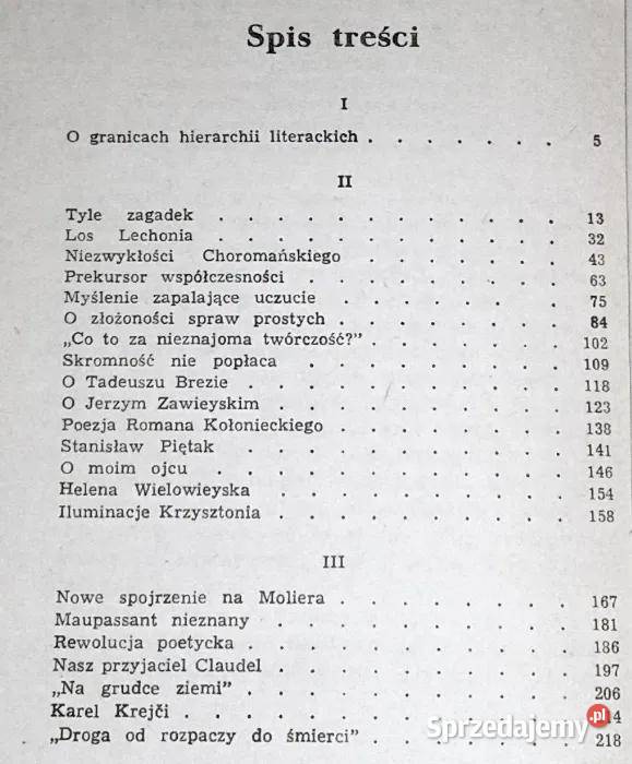 Hierarchie i sylwety Wojciech Natanson Rok wydania 1985 Chełm