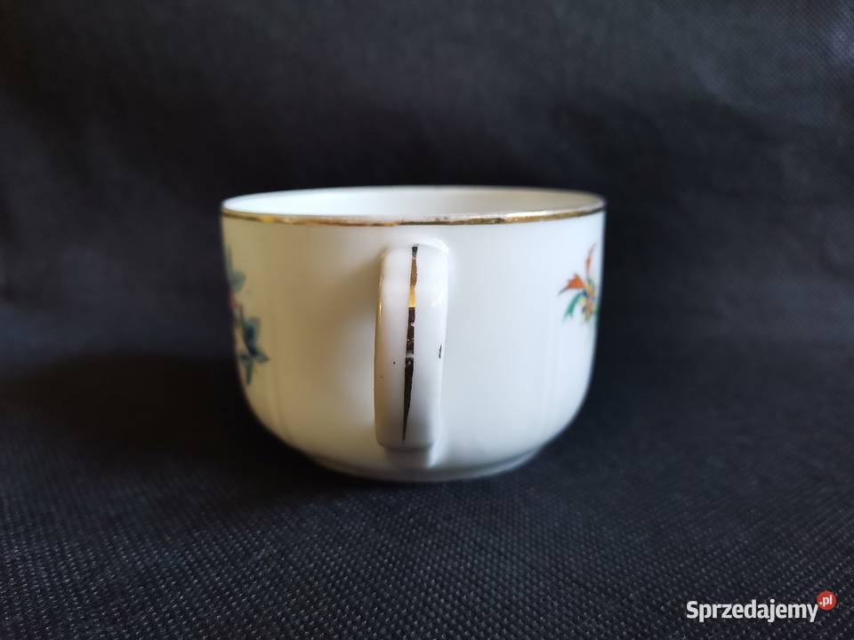 Stara przedwojenna filiżanka porcelana Giesche Katowice