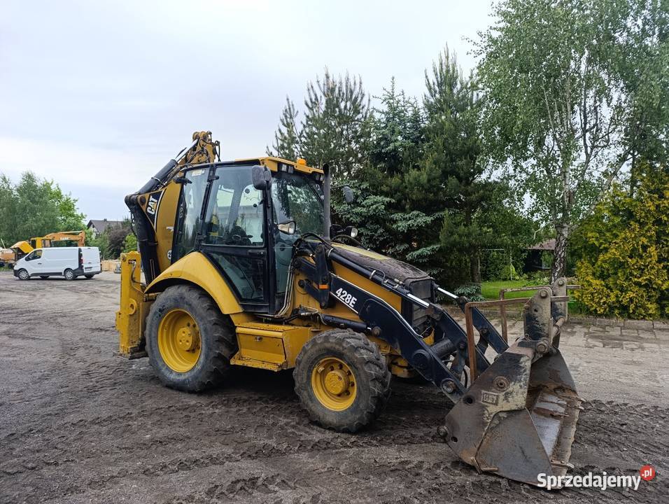 Koparko Ładowarka Cat 428 E 2007 Zamiana JCB Koparko ładowarki