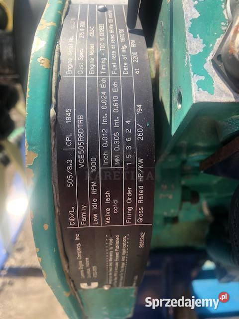 Silnik Cummins c83c Jastrzębniki