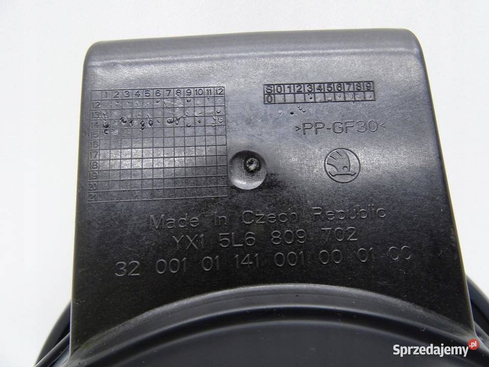 KLAPKA WLEWU PALIWA KOREK 5L6809702 SKODA YETI