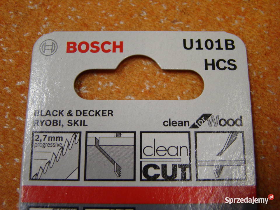 Brzeszczot BOSCH typ U 101 B 3 Ref 2 608 630 565