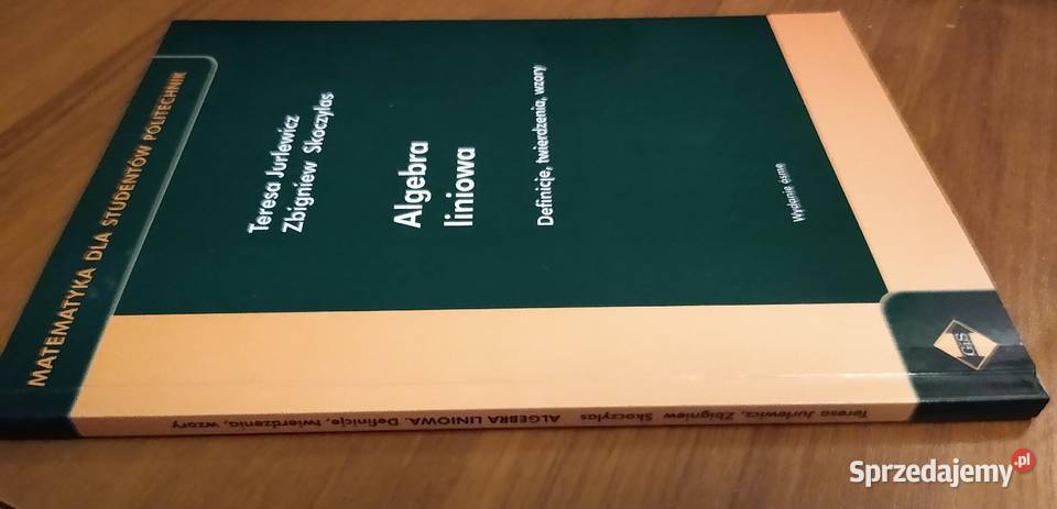Algebra liniowa Definicje twierdzenia wzory Gdańsk