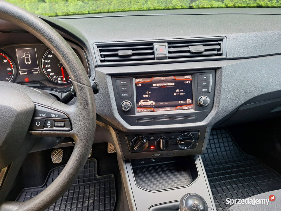 Seat Ibiza 10 MPI Reference Fast Lane V 2017 isofix śląskie Siewierz