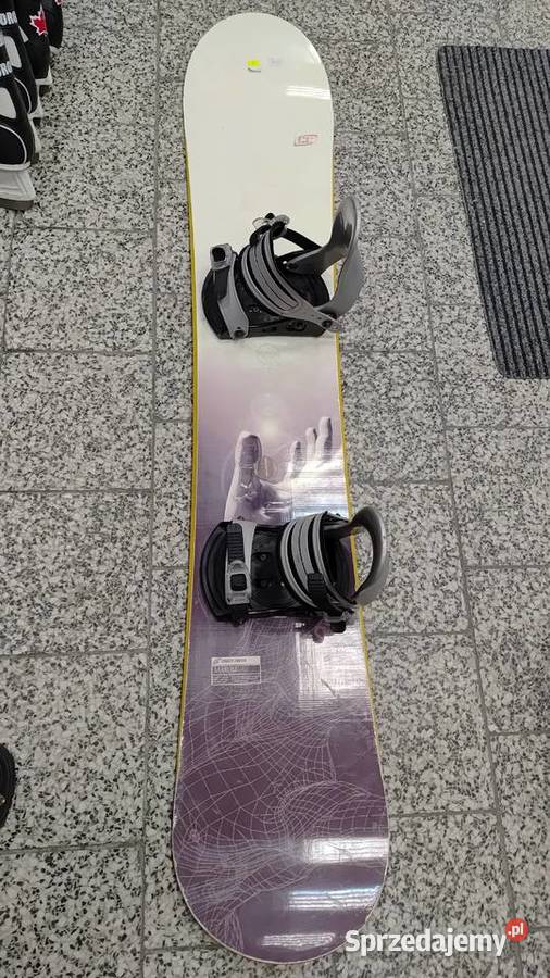 Deska snowboardowa Crazy Creek 163 wiązania