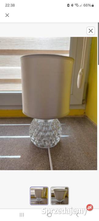 Lampka nocna biala Lampki biurkowe Dębica sprzedam