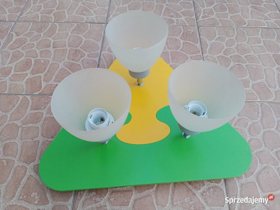 Lampa sufitowa pokój dziecięcy 3x E27 Żórawina