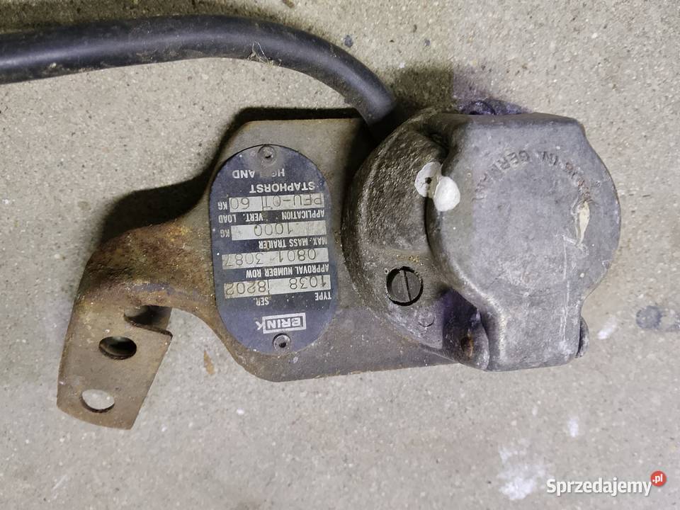 Tabliczka znamionowa hak holowniczy BRINK Oświetlenie, elektryka