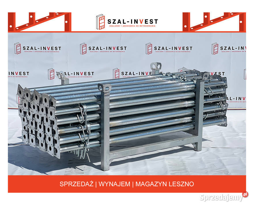 Podpory Stemple 3m 35m 4m 5m NOWE 15Kn Atest Leszno sprzedam