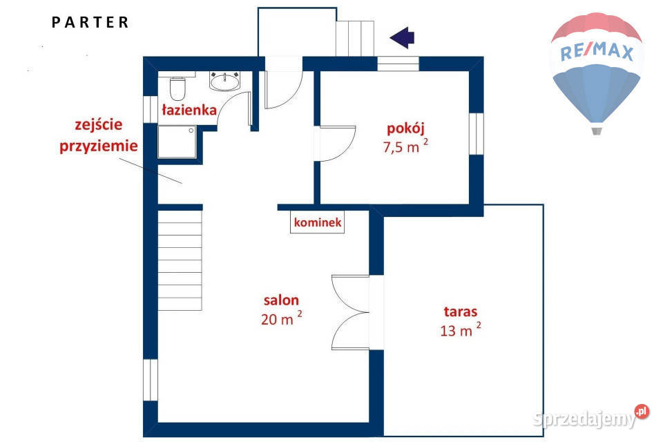 Dom na działce 1583m2 Adamów Parcel 1583m2 Sprzedaż Adamów-Parcel